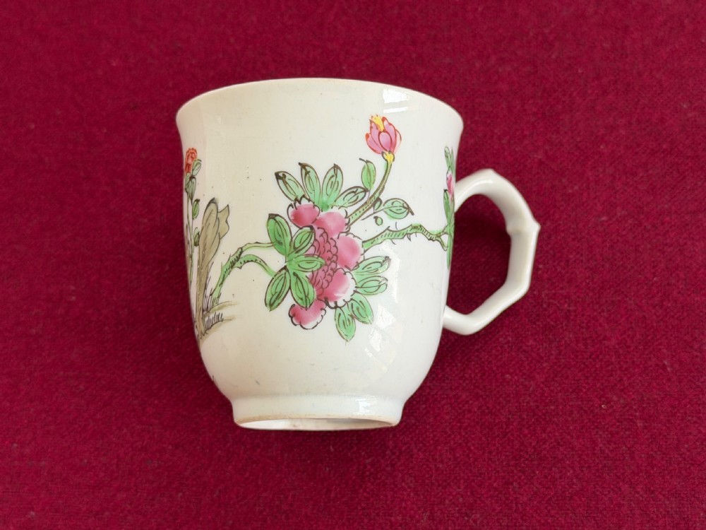A Longton Hall Porcelain Coffee Cup in 'Goose' Pattern c.1757-60 View XIV