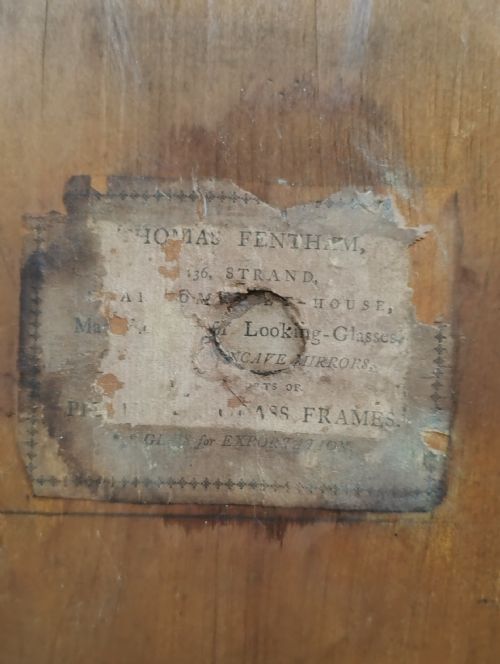 fig 1. Extra Large Regency Convex Mirror, T. Fentham. C 1805