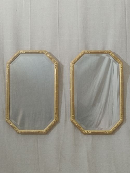 PAIR OF WATER GILDED MIRRORS C1910 - ADDITIONAL PHOTO 10