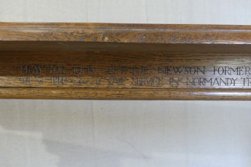 FINE HISTORIC ANTIQUE OAK CONSOLE SIDE HALL TABLE C 1920 - ADDITIONAL PHOTO 2
