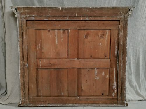 LARGE ANTIQUE PARCEL GILT OVERMANTLE MIRROR C1860 - ADDITIONAL PHOTO 6