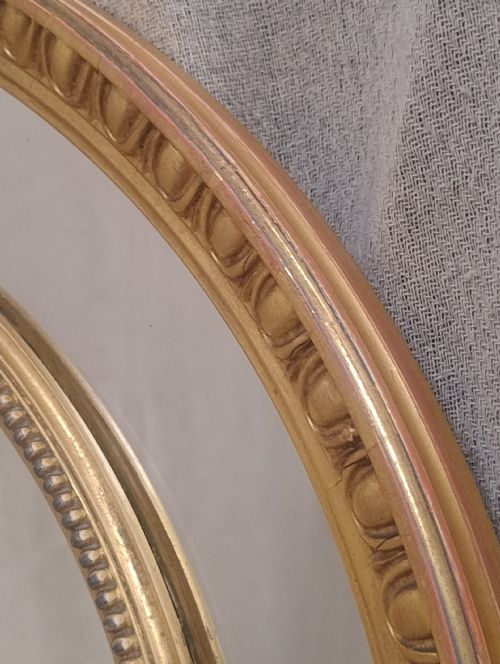 LARGE ANTIQUE MIRROR - ADDITIONAL PHOTO 1