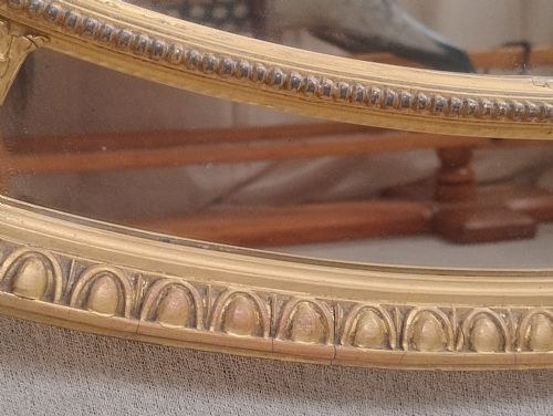 LARGE ANTIQUE MIRROR - ADDITIONAL PHOTO 3