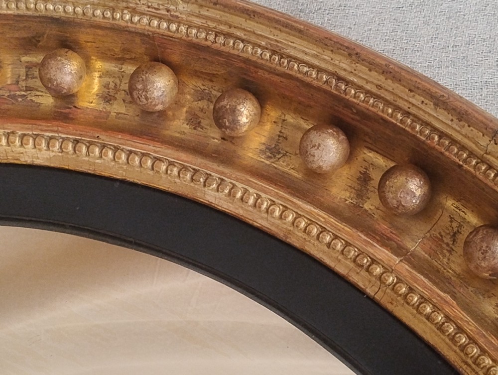 Extra Large Regency Convex Mirror, T. Fentham. C 1805 View V
