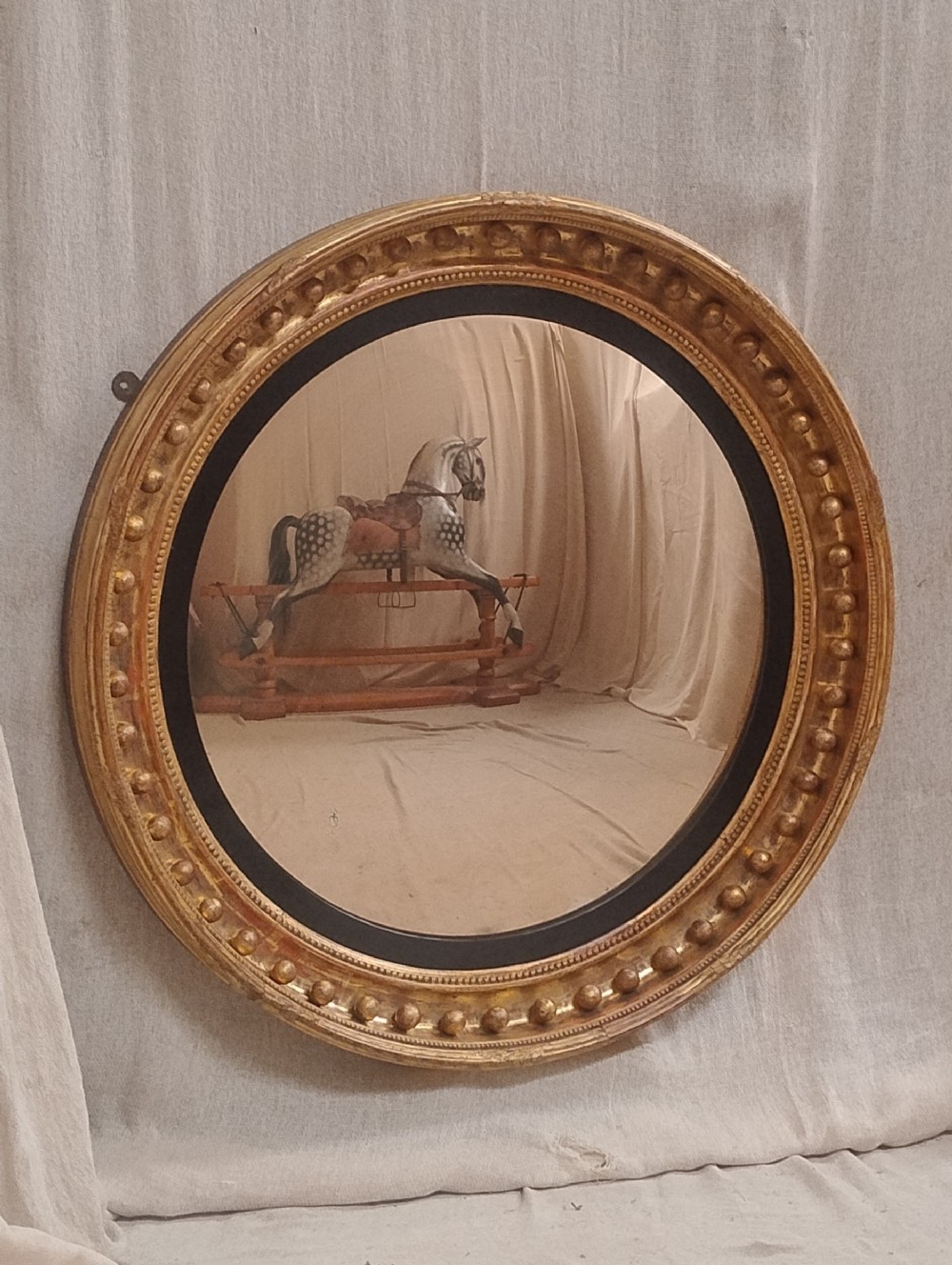 Extra Large Regency Convex Mirror, T. Fentham. C 1805