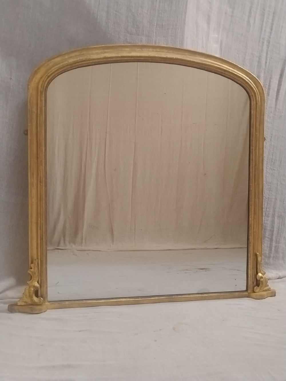  A Fine Antique Giltwood Overmantel Mirror c1870