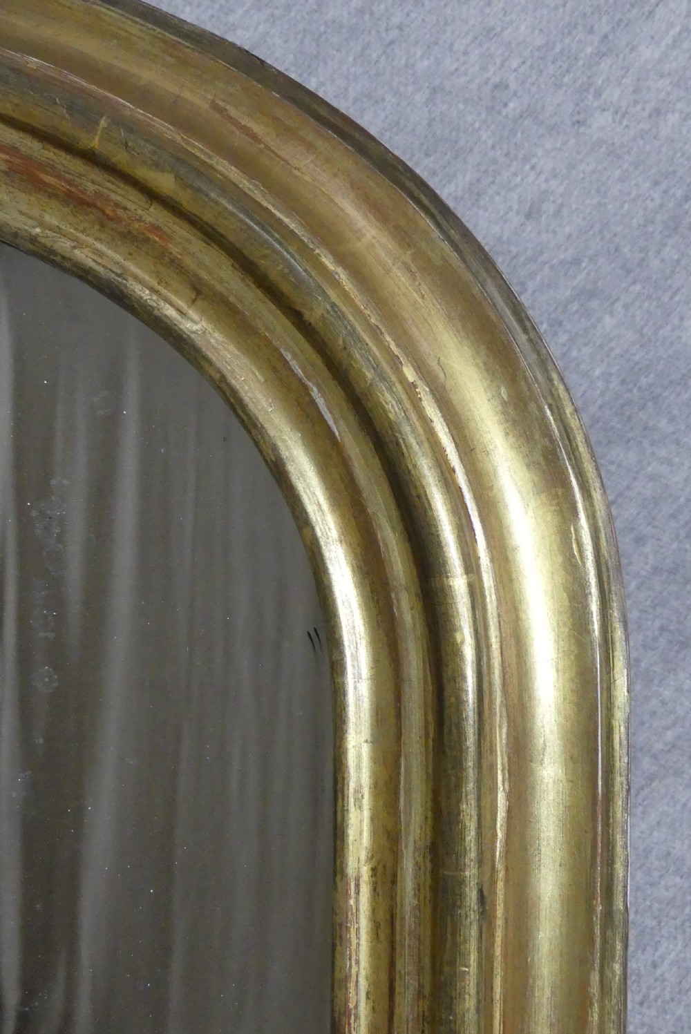 Very Large Antique Gilt Overmantle Mirror c 1860 View VII