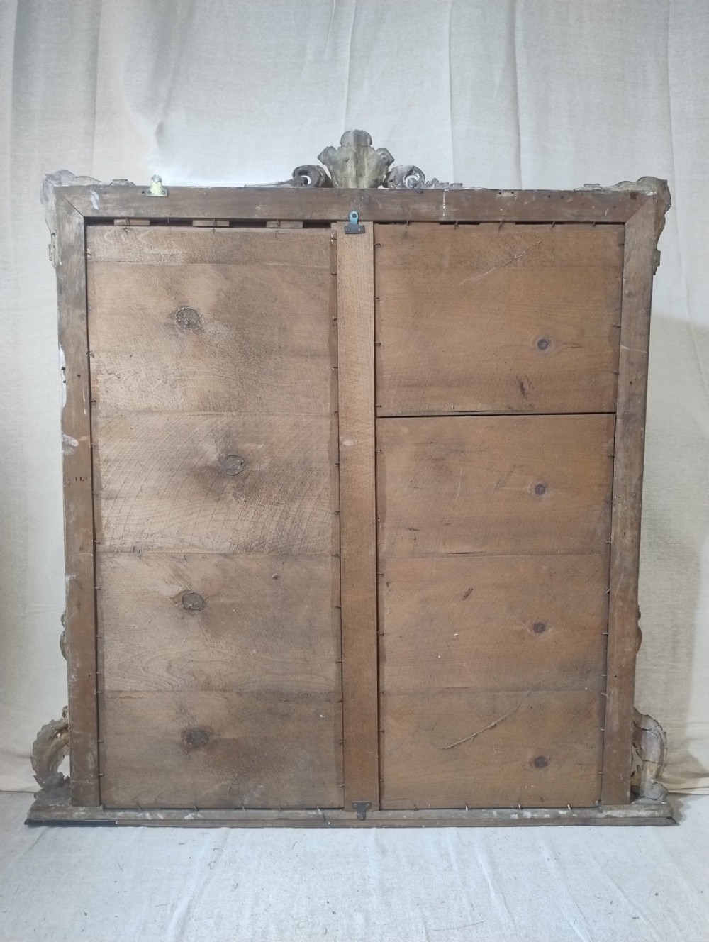 Large Antique Gilt Overmantle Mirror c1880 View IV