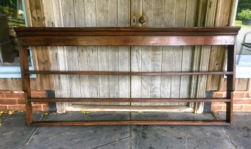 Georgian Country Oak Plate Rack