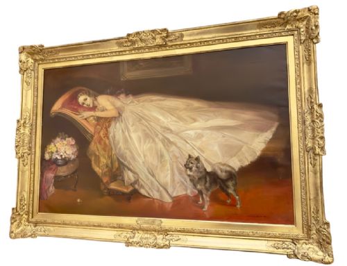 fig 2. Portrait of a Lady Reclining (