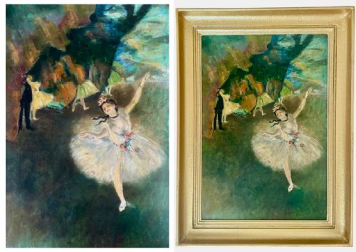 fig 2. Painting L'Étoile (The Star), After Edgar Degas (1834-1917)
