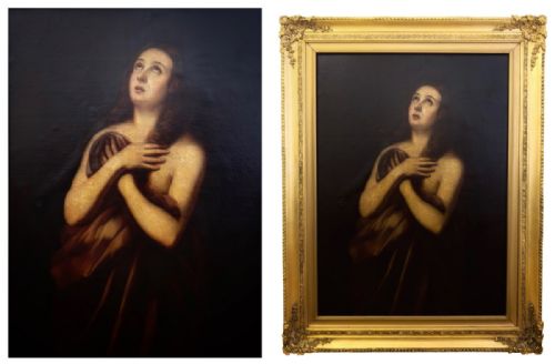 fig 3. Painting of The Penitent Magdalene, After Bartolomé Esteban Murillo (1618-1682)