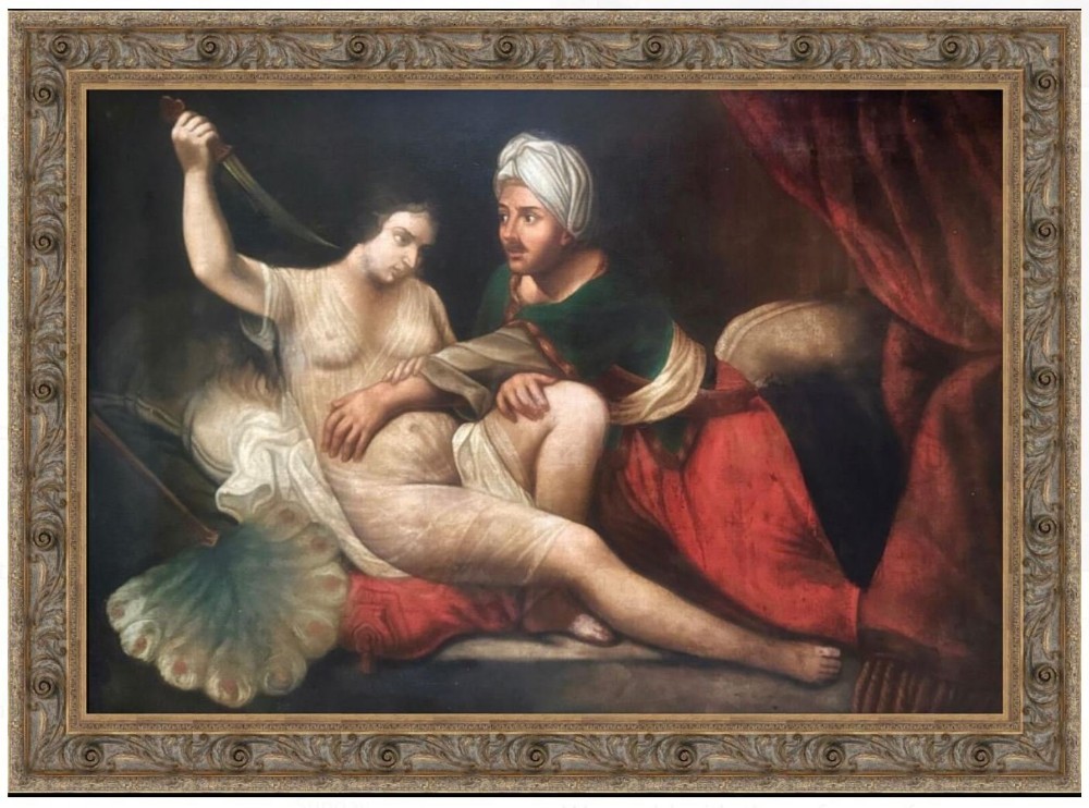 Painting of a Scene from Handel's Tamerlano, School Of Andrea Celesti (1637–1712) 