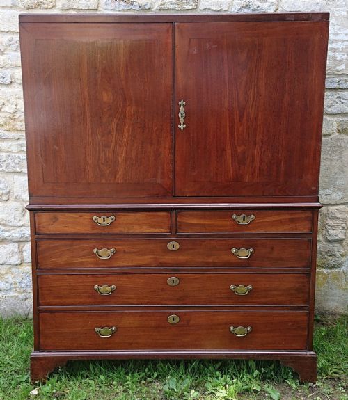 18TH CENTURY CAMPAIGN LINEN PRESS - ADDITIONAL PHOTO 1