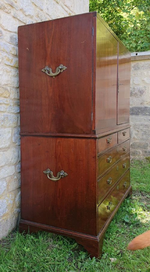 18TH CENTURY CAMPAIGN LINEN PRESS - ADDITIONAL PHOTO 5