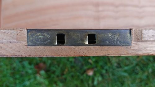 GREAT QUALITY EARLY 20TH CENTURY TRAVELLING COFFER CHEST - ADDITIONAL PHOTO 9