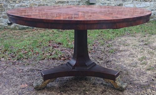 19TH CENTURY MAHOGANY CENTRE TABLE - ADDITIONAL PHOTO 1