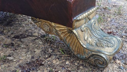 19TH CENTURY MAHOGANY CENTRE TABLE - ADDITIONAL PHOTO 6