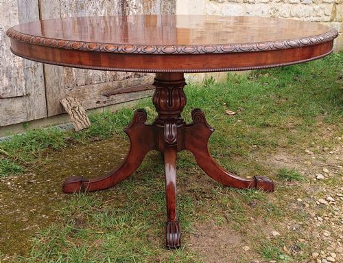 VERY FINE NINETEENTH CENTURY CENTRE TABLE - ADDITIONAL PHOTO 1