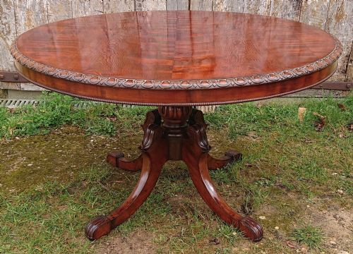 VERY FINE NINETEENTH CENTURY CENTRE TABLE - ADDITIONAL PHOTO 4