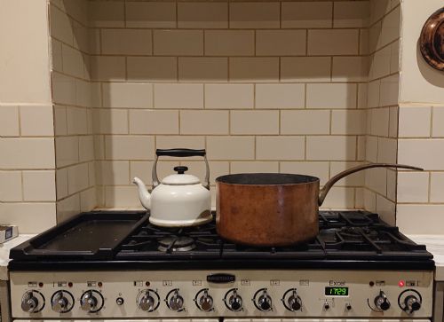 MASSIVE 1889 VICTORIAN COPPER SAUCEPAN MADE BY ELKINGTON AND CO FOR THE RED STAR SHIPPING LINE - ADDITIONAL PHOTO 11