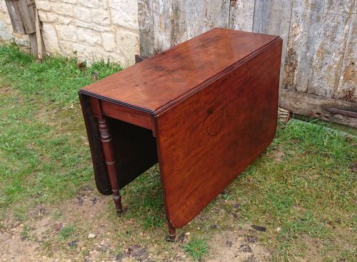 EARLY 19TH CENTURY MAHOGANY FOLDING DINING TABLE - ADDITIONAL PHOTO 11