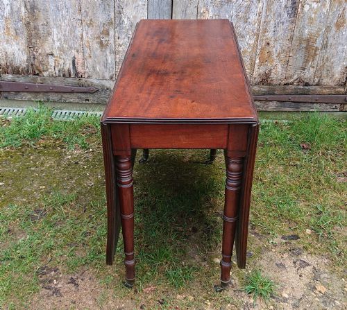 EARLY 19TH CENTURY MAHOGANY FOLDING DINING TABLE - ADDITIONAL PHOTO 12