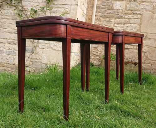A RARE PAIR OF VERY FINE QUALITY 18TH CENTURY CARD TABLES - ADDITIONAL PHOTO 6