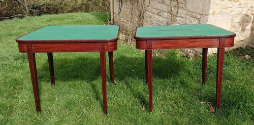 A RARE PAIR OF VERY FINE QUALITY 18TH CENTURY CARD TABLES - ADDITIONAL PHOTO 11