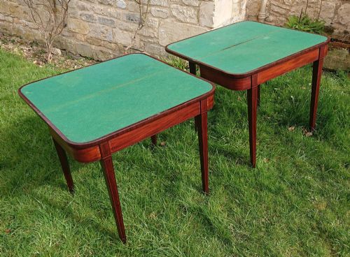 A RARE PAIR OF VERY FINE QUALITY 18TH CENTURY CARD TABLES - ADDITIONAL PHOTO 12