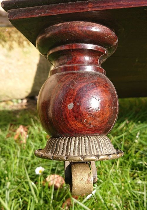 VERY FINE 19TH CENTURY EXHIBITION QUALITY LIBRARY TABLE - ADDITIONAL PHOTO 16