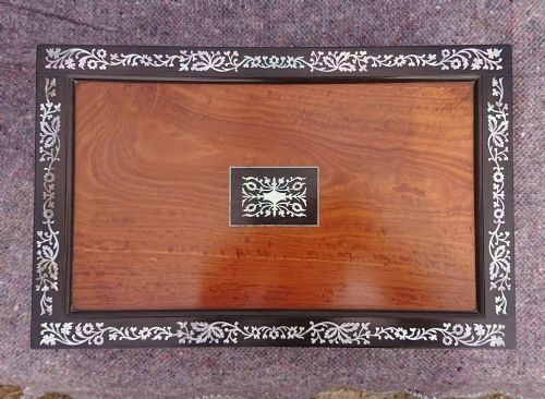 EXCELLENT QUALITY 19TH CENTURY WRITING SLOPE - ADDITIONAL PHOTO 3