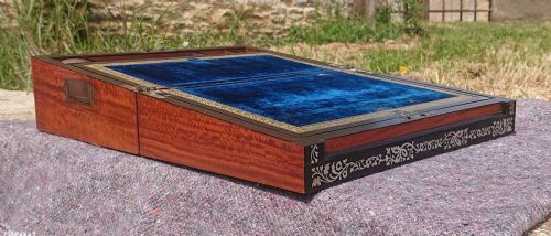 EXCELLENT QUALITY 19TH CENTURY WRITING SLOPE - ADDITIONAL PHOTO 7