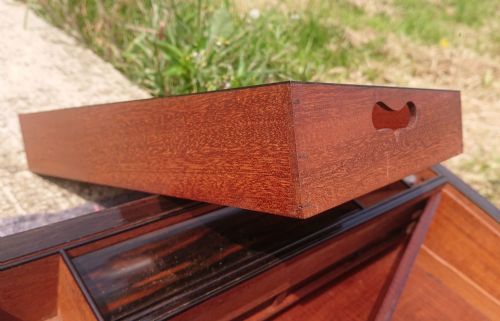 EXCELLENT QUALITY 19TH CENTURY WRITING SLOPE - ADDITIONAL PHOTO 13