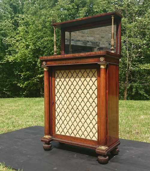 opulent and useful 19th century chiffonier cabinet - CATEGORY: ANTIQUE FURNITURE - DATED REGENCY