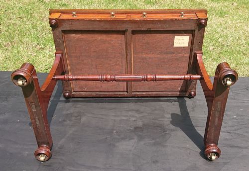 A 19TH CENTURY ANTIQUE WRITING TABLE - ADDITIONAL PHOTO 18
