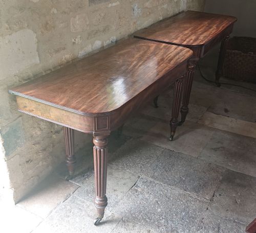 REGENCY MAHOGANY ANTIQUE DINING TABLE BY GILLOWS OF LANCASTER AND LONDON - ADDITIONAL PHOTO 13
