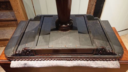 EARLY NINETEENTH CENTURY GEORGE IV PERIOD ANTIQUE CARD TABLE - ADDITIONAL PHOTO 11