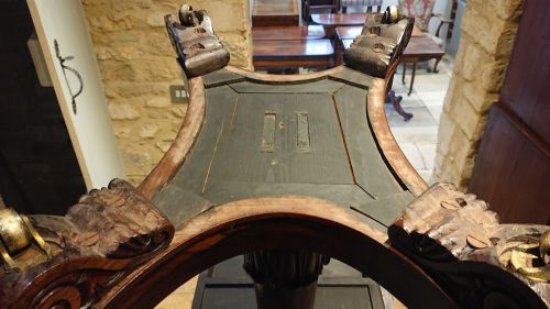 EARLY NINETEENTH CENTURY GEORGE IV PERIOD ANTIQUE CARD TABLE - ADDITIONAL PHOTO 14