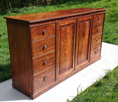 EARLY 19TH CENTURY LINEN PRESS COMPENDIUM ATTRIBUTED TO GILLOWS OF LANCASTER AND LONDON - ADDITIONAL PHOTO 2