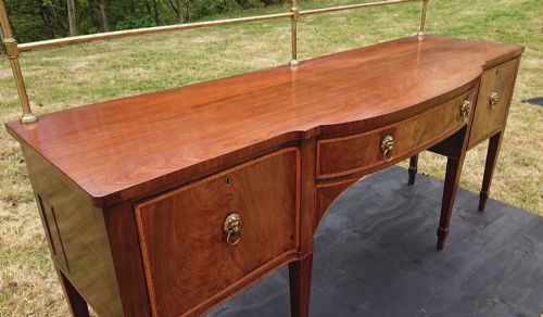 18TH CENTURY GEORGE III PERIOD MAHOGANY ANTIQUE SIDEBOARD - ADDITIONAL PHOTO 10