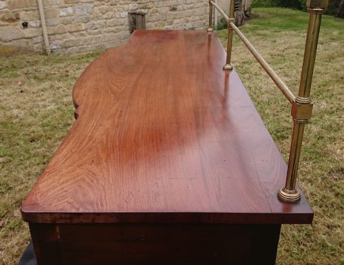 18TH CENTURY GEORGE III PERIOD MAHOGANY ANTIQUE SIDEBOARD - ADDITIONAL PHOTO 12