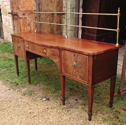 18TH CENTURY GEORGE III PERIOD MAHOGANY ANTIQUE SIDEBOARD - ADDITIONAL PHOTO 14
