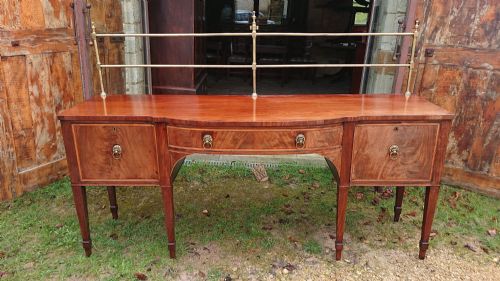 18TH CENTURY GEORGE III PERIOD MAHOGANY ANTIQUE SIDEBOARD - ADDITIONAL PHOTO 17