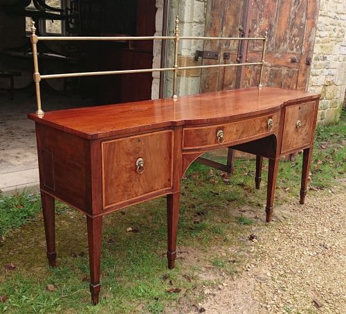 18TH CENTURY GEORGE III PERIOD MAHOGANY ANTIQUE SIDEBOARD - ADDITIONAL PHOTO 18
