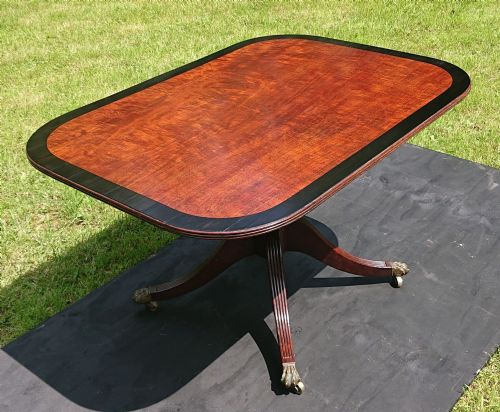 18TH CENTURY GEORGE III RECTANGULAR BREAKFAST CENTRE TABLE - ADDITIONAL PHOTO 1