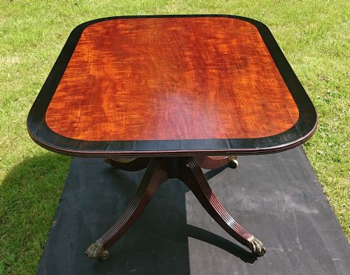 18TH CENTURY GEORGE III RECTANGULAR BREAKFAST CENTRE TABLE - ADDITIONAL PHOTO 4