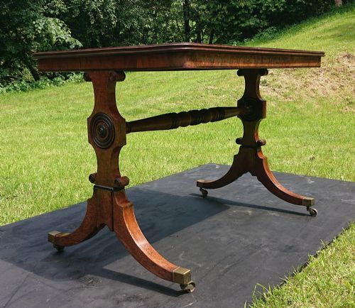 REGENCY LIBRARY TABLE - ADDITIONAL PHOTO 1