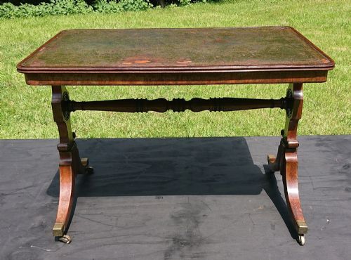 REGENCY LIBRARY TABLE - ADDITIONAL PHOTO 6
