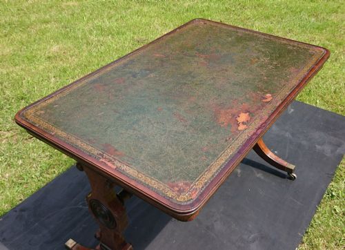 REGENCY LIBRARY TABLE - ADDITIONAL PHOTO 11